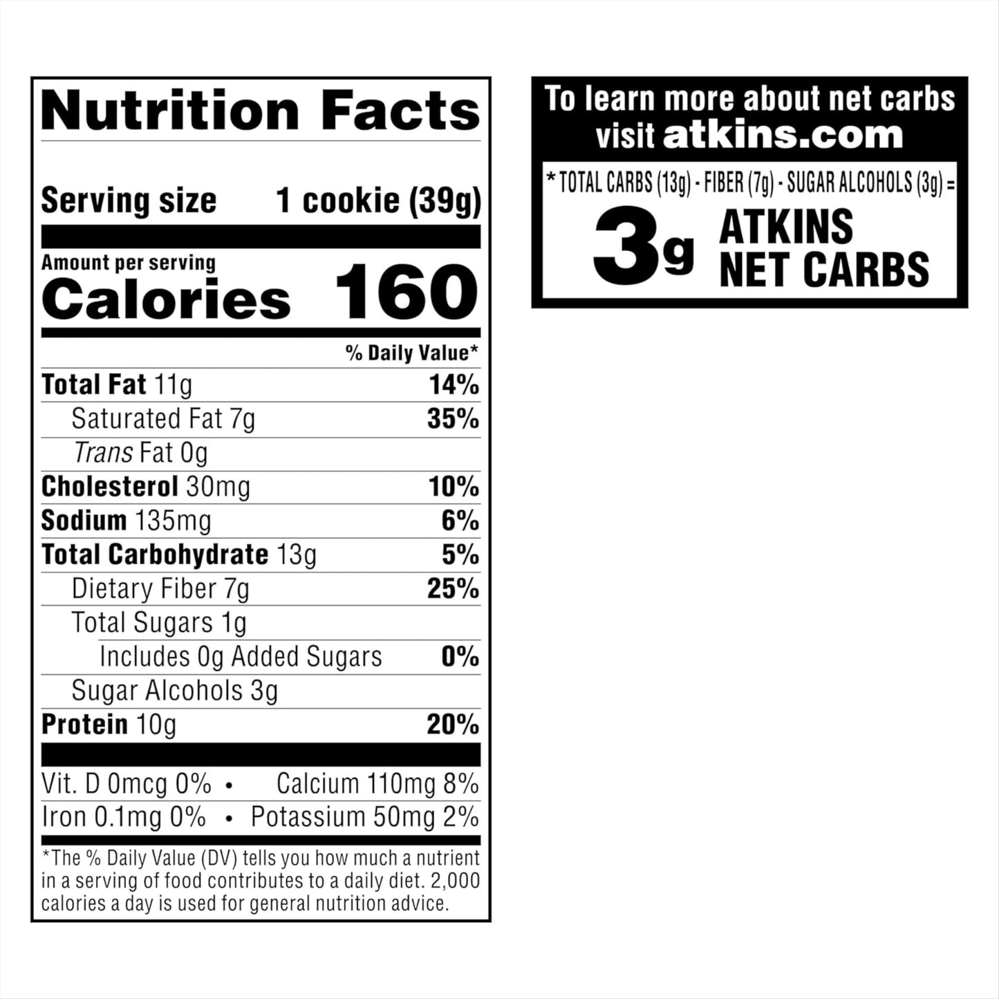 【多種口味】Atkins Protein Cookies 蛋白曲奇