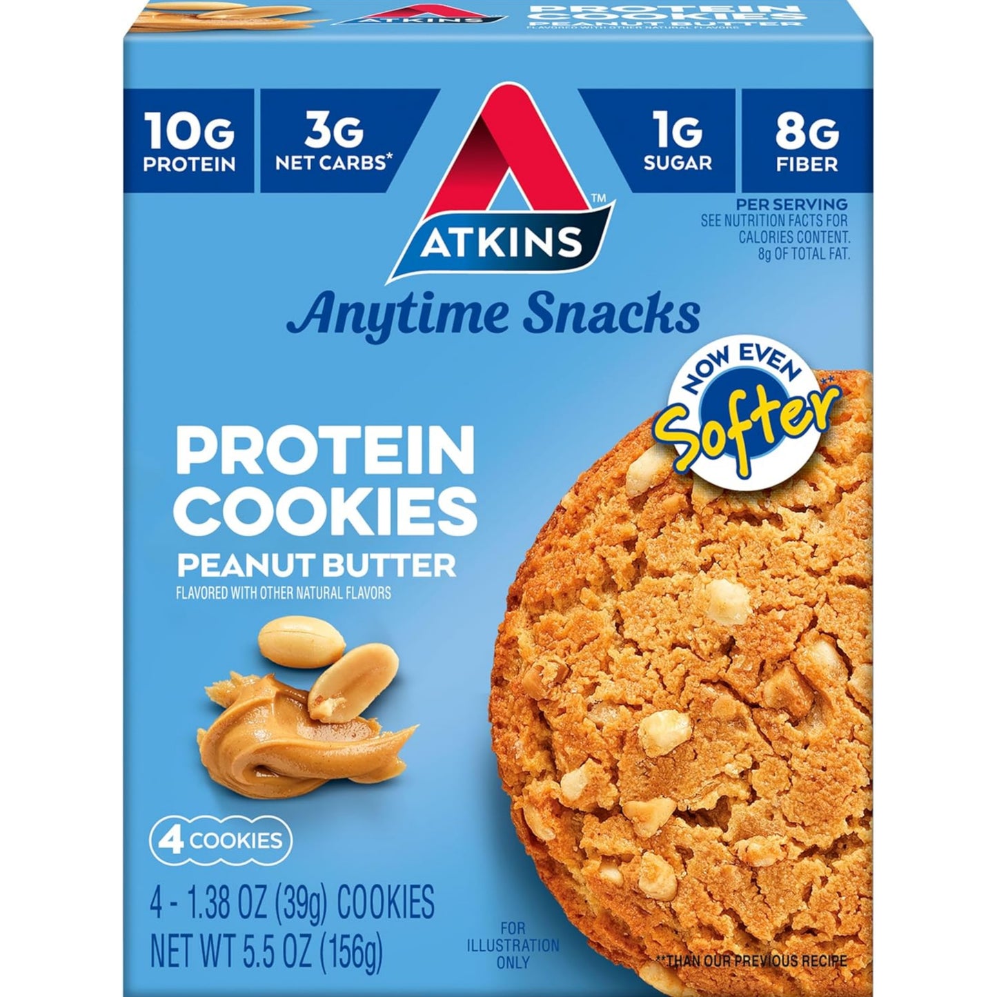 【多種口味】Atkins Protein Cookies 蛋白曲奇
