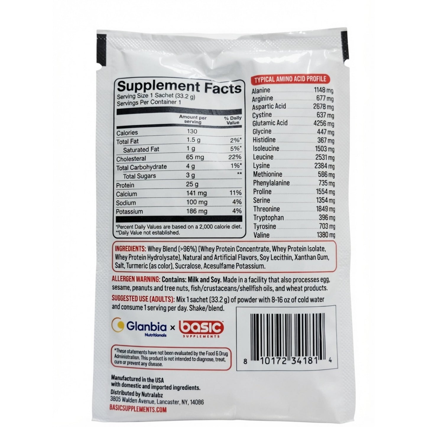 Basic Supplements Whey Protein 乳清蛋白粉