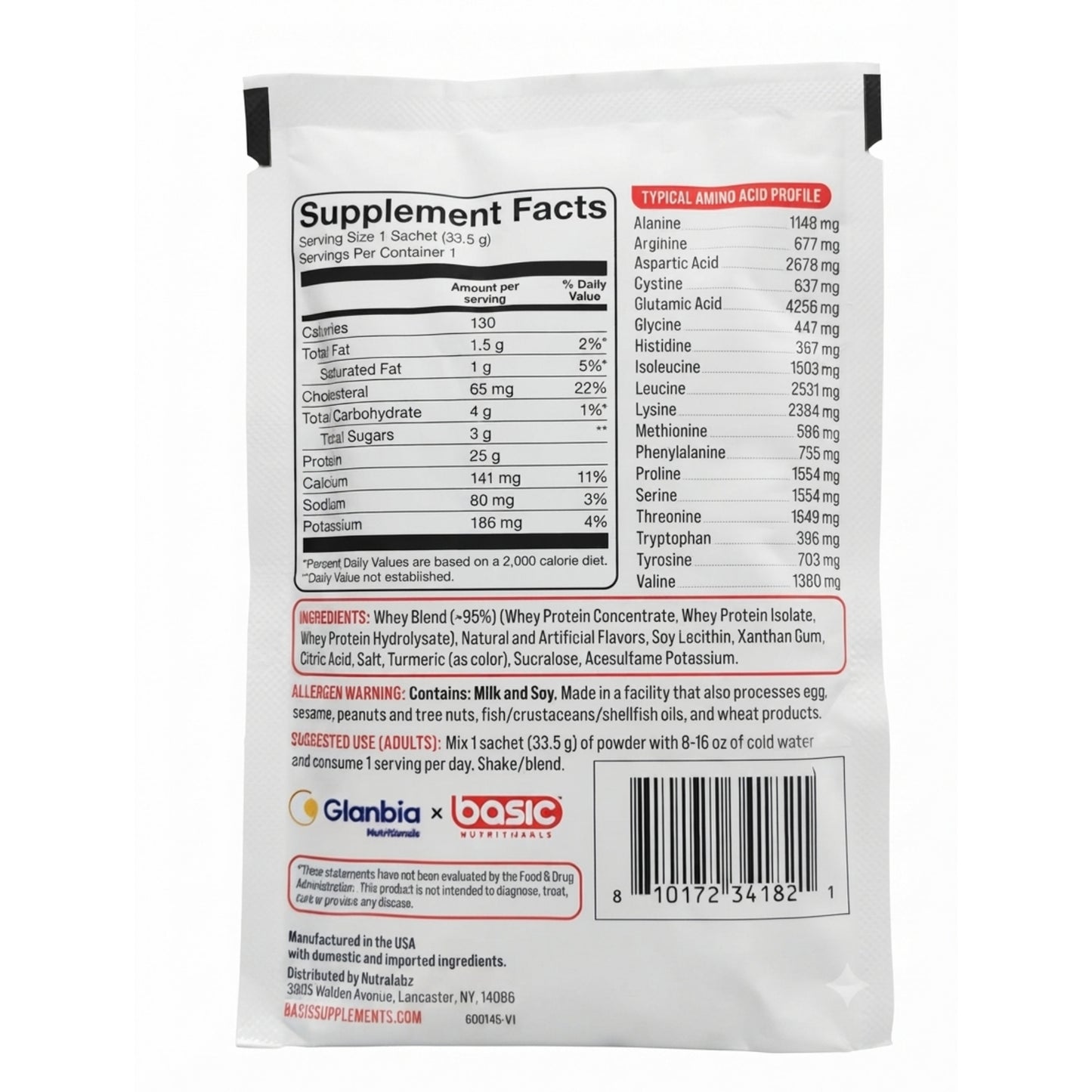 Basic Supplements Whey Protein 乳清蛋白粉