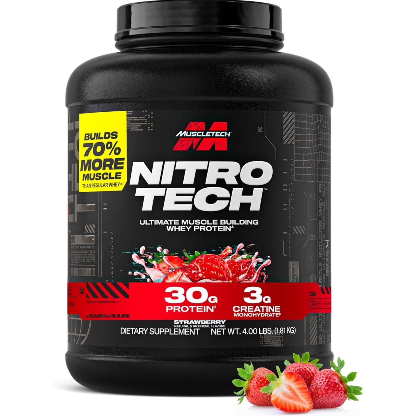 【多種口味】MuscleTech Nitro-Tech Whey Protein Powder 乳清蛋白粉