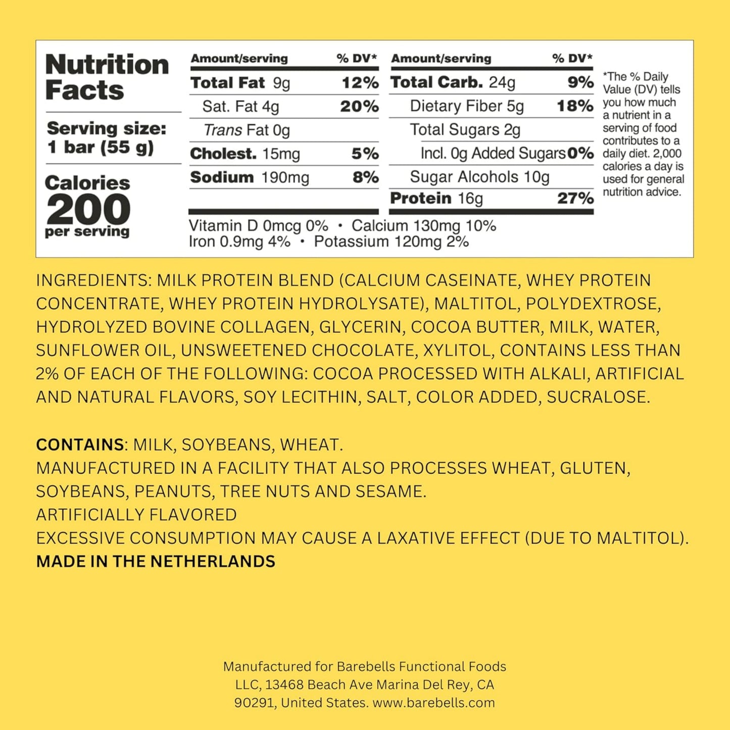 【多種口味】Barebells Protein Bar 蛋白棒