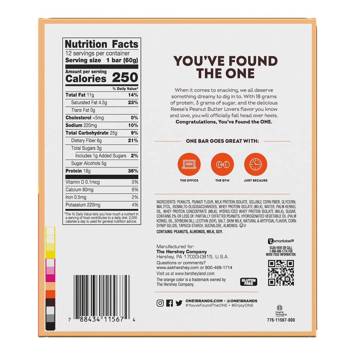 【多種口味】ONE Protein Bar 蛋白棒