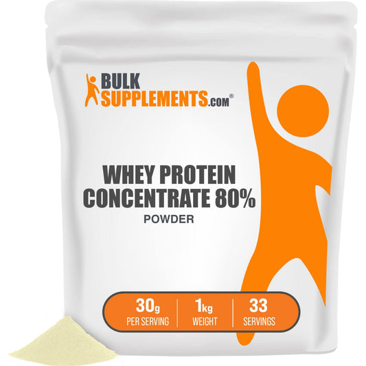 BulkSupplements Whey Protein Concentrate 乳清蛋白粉(2.2磅裝)