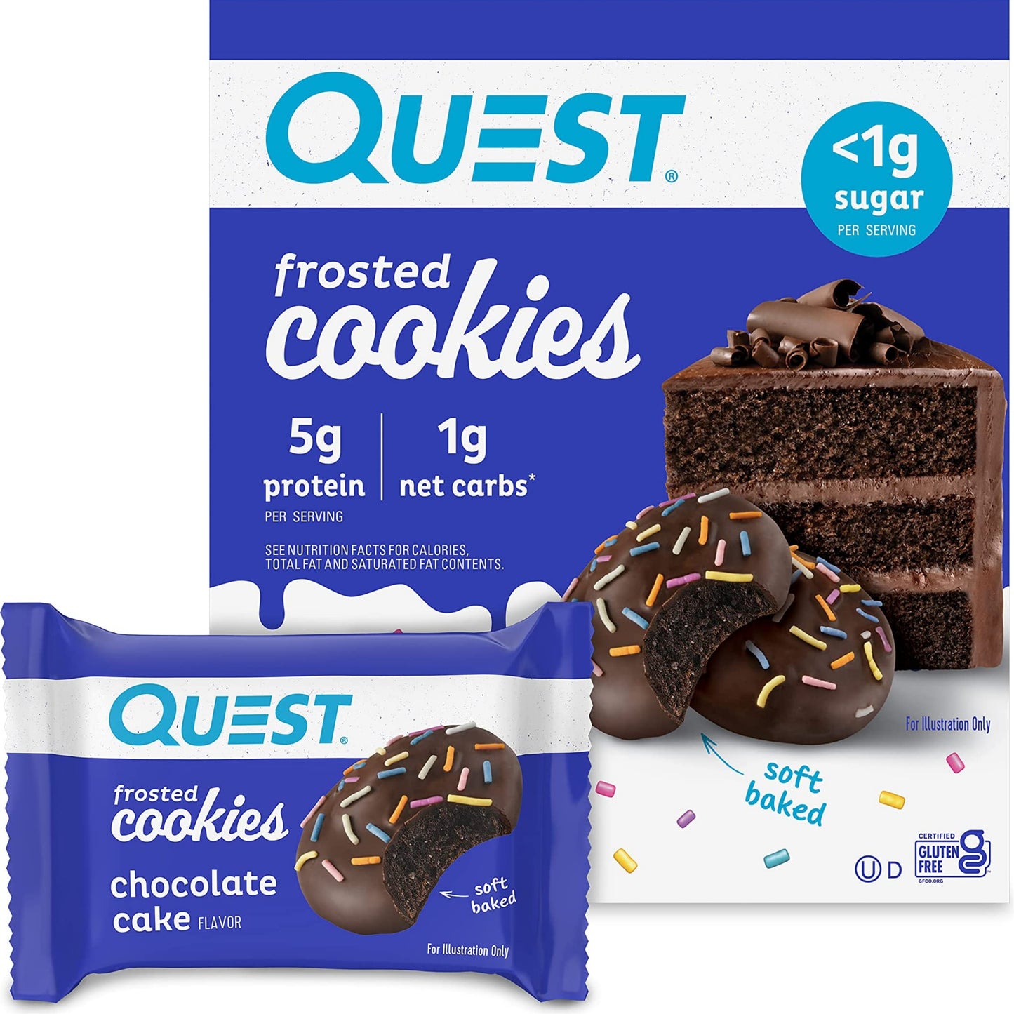 【多種口味】Quest Nutrition Frosted Cookies 糖霜曲奇